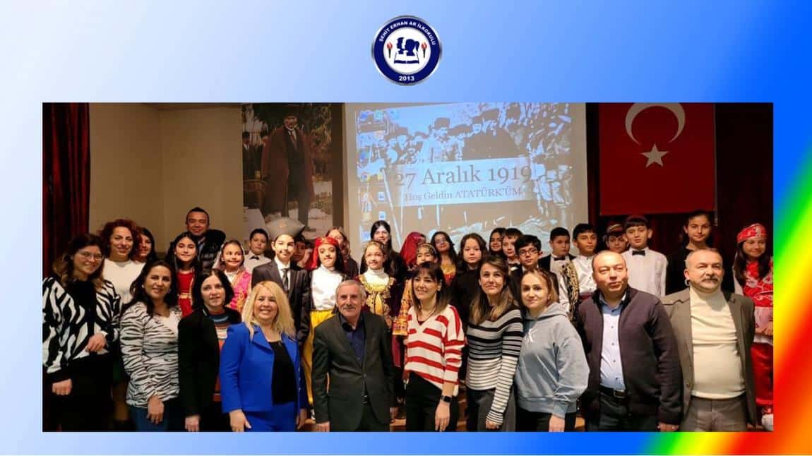 Atamızın Ankara'ya Gelişinin 104. Yıl Dönümünde Okulumuza Yakışır bir Tören Yaptık 